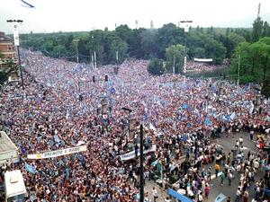 първия свободен митинг след промените у нас първия свободен митинг след промените у нас